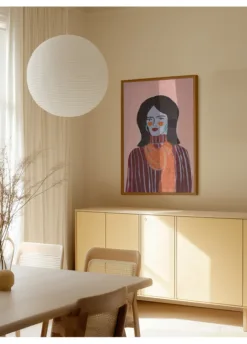 Alternative view of Woman In Orange Scarf