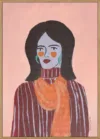 Woman In Orange Scarf