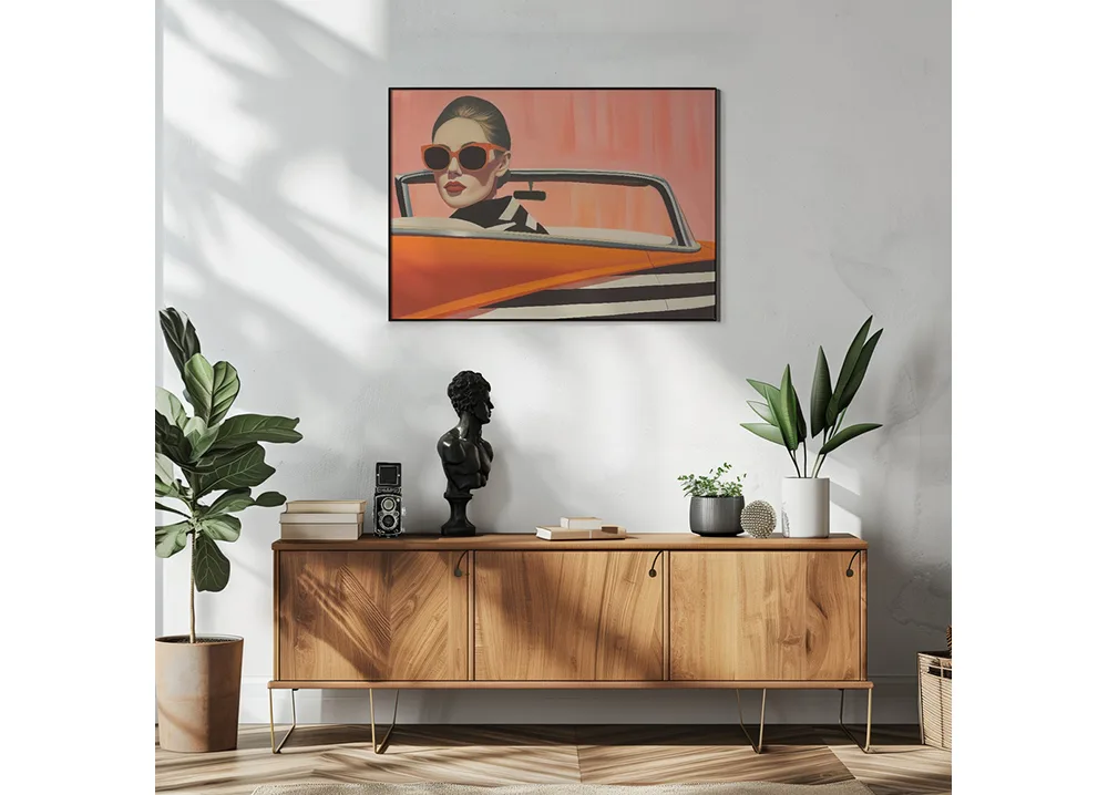 Woman In a Cadilac_Int1