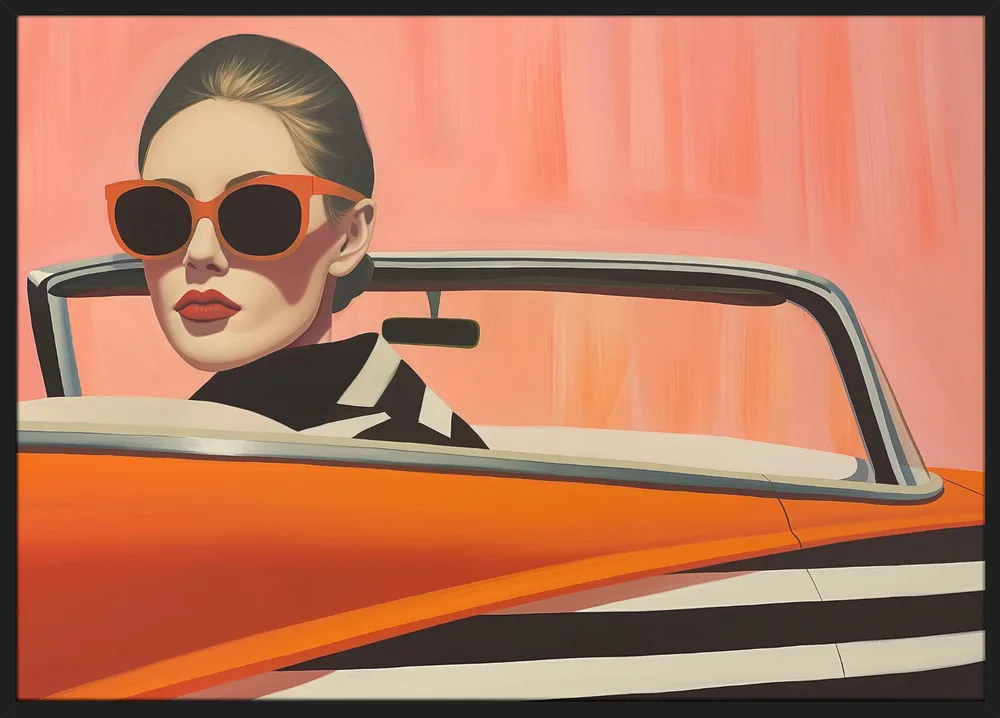 Woman In a Cadilac_Sort