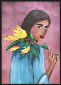 Alternative view of Woman With Lily