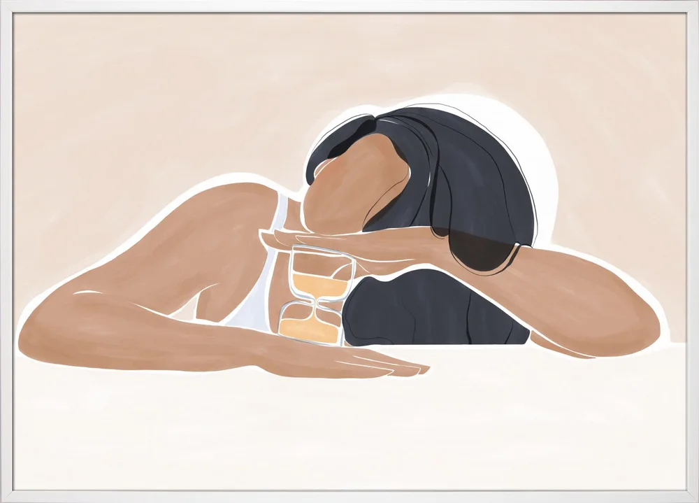 Woman With a Magic Hourglass_Hvid