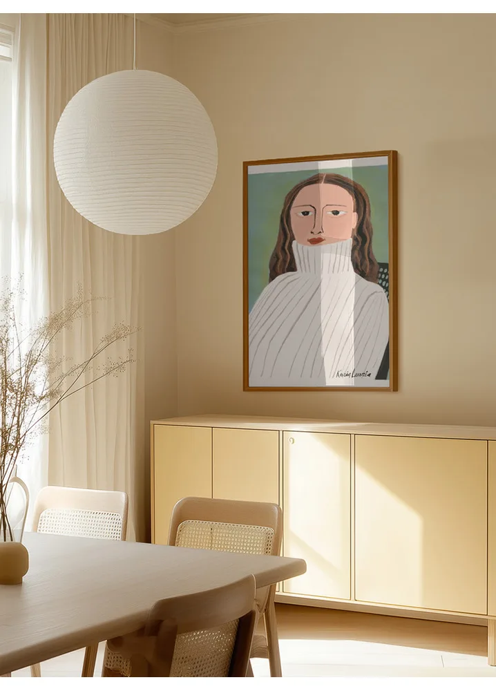 Woman in Fisherman Sweater Portrait_Int1