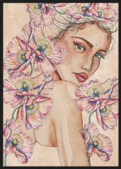 Alternative view of Woman wih Poppies