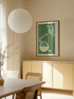 Alternative view of Woodblock Print Green