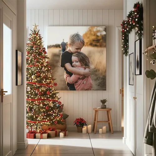 Lærredsprint julegave