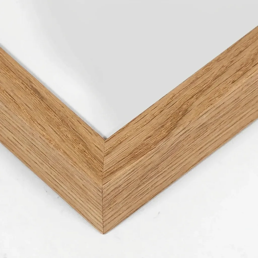 Et udsnit af en egetræsramme