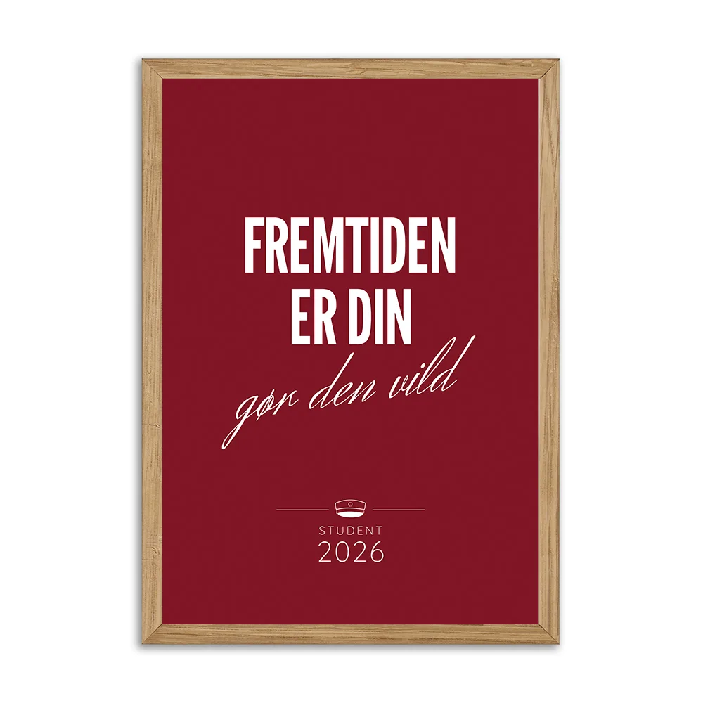 Fremtiden er din (STX) - 21x29,7 - Eg