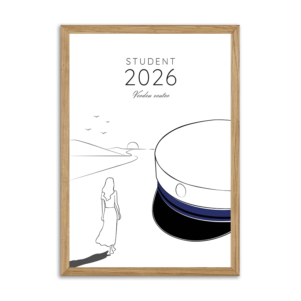 Verden venter, kvinde (HTX) - 21x29,7 - Eg